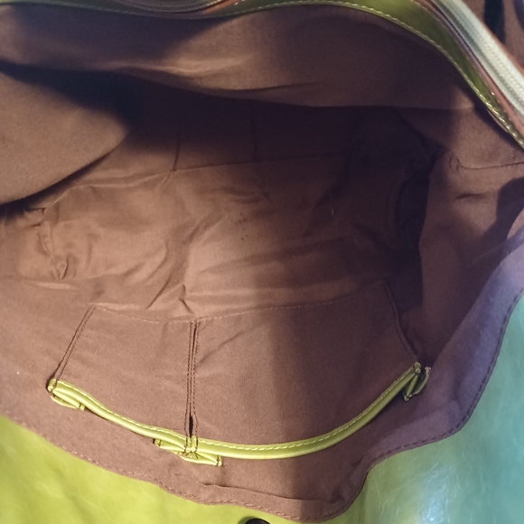 Style and Co.Shoulderbag Tote Green - Picture 4 of 7